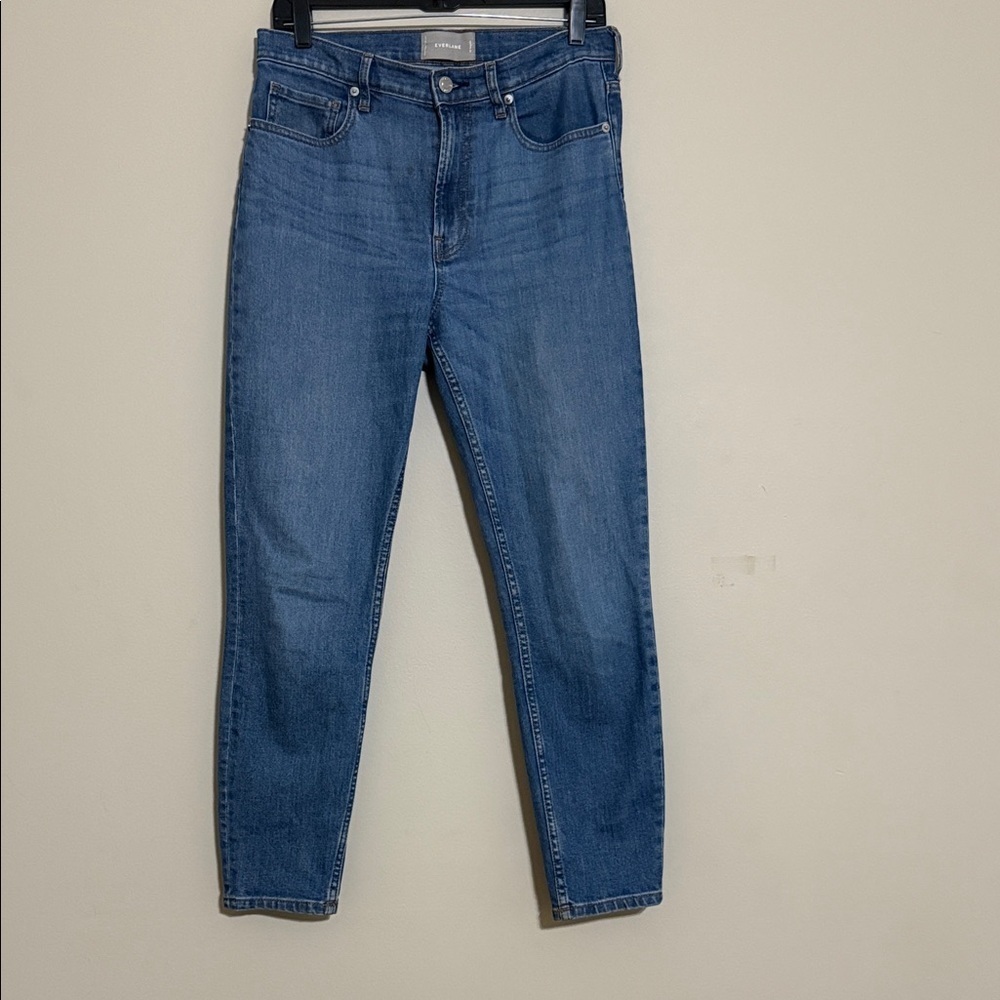 Everlane Women's Blue Jeans 30R high rise casual straight ankle office retro Y2K